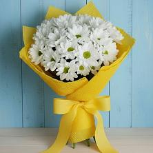 Букет цветов из:  Хризантемы в Саратовской