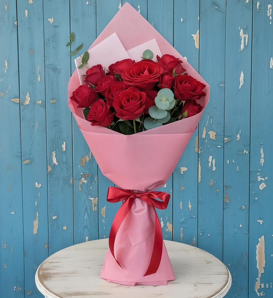 Букет цветов из: Розы в Саратовской