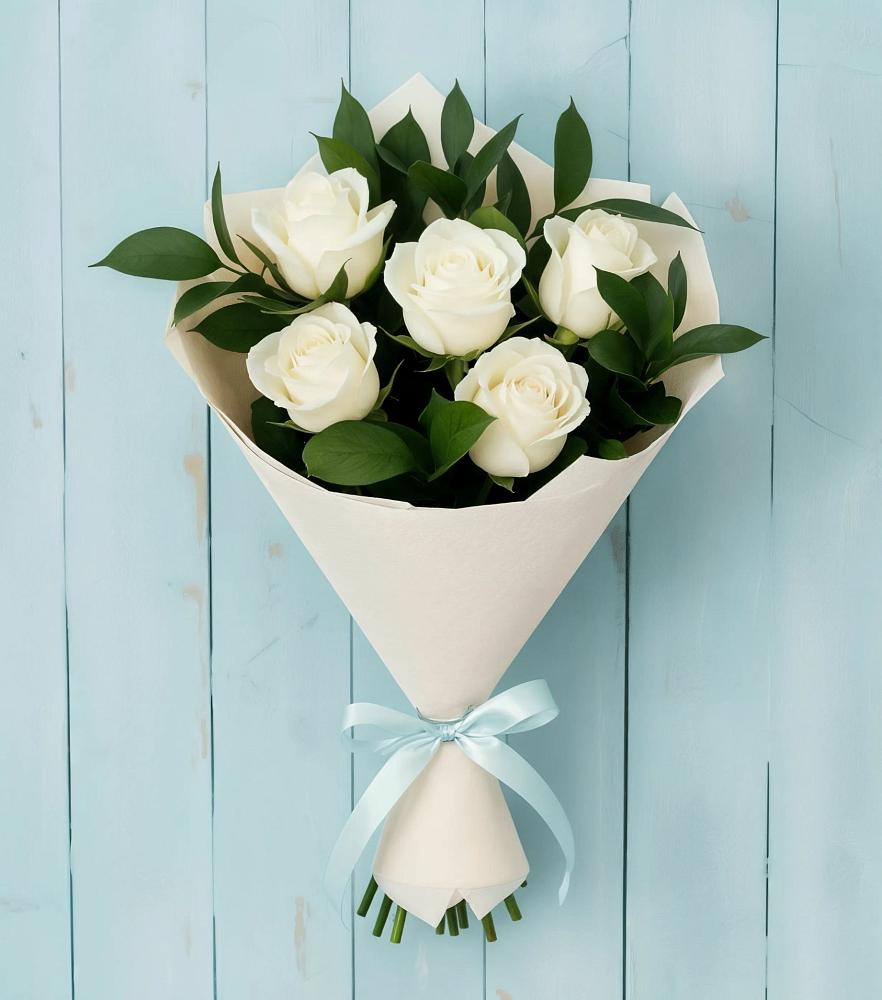 Букет цветов из: Розы в Саратовской