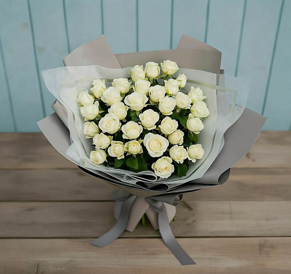 Букет Белоснежная нежность в Саратовской