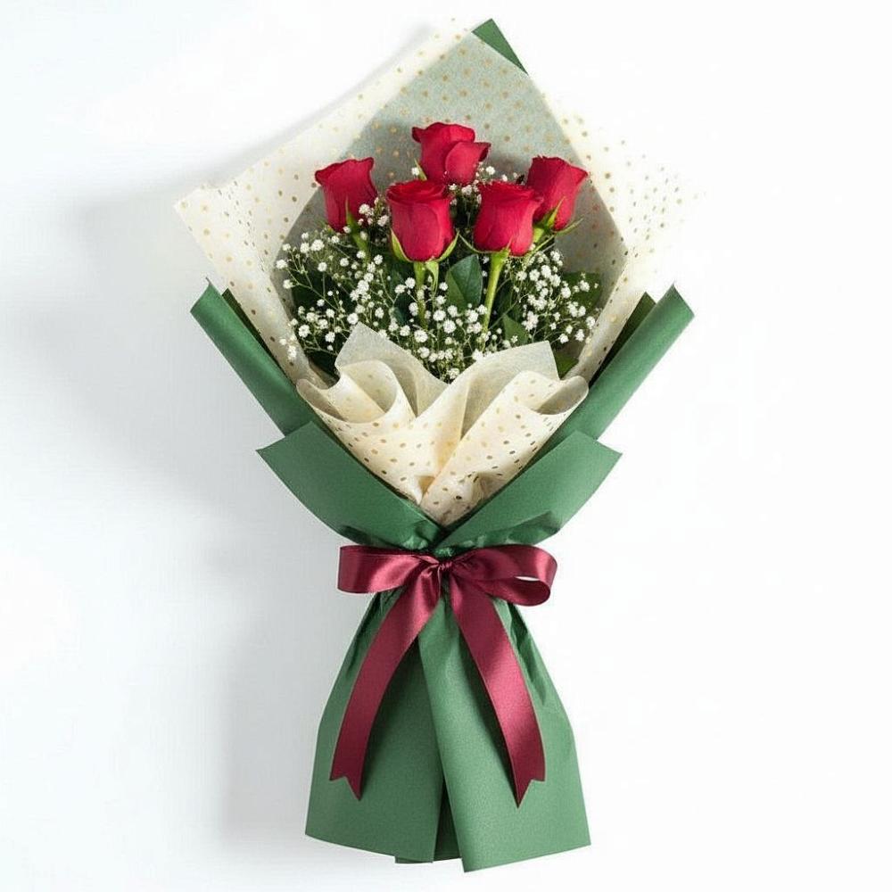 Букет цветов из: Розы в Саратовской