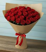 Букет Красные розы Милано в Саратовской