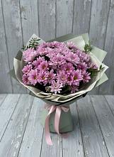 Букет цветов из:  Хризантемы в Саратовской