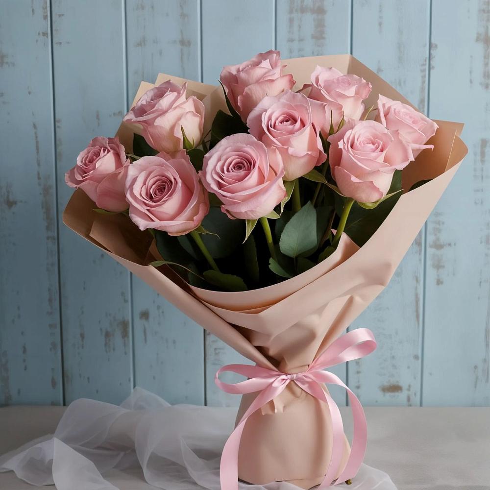 Букет цветов из: Розы в Саратовской