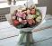 Букет цветов из: Розы, Лизиантусы и Гвоздики в Саратовской