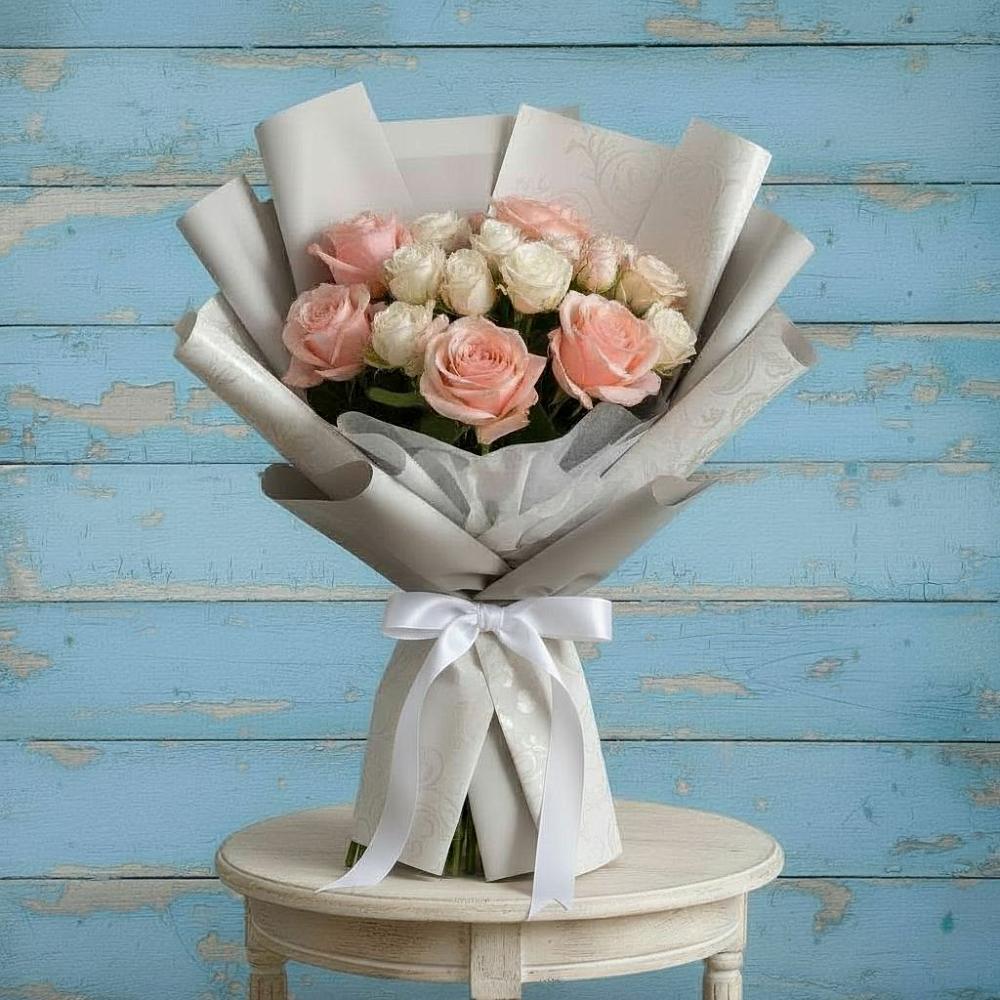 Букет цветов из: Розы в Саратовской