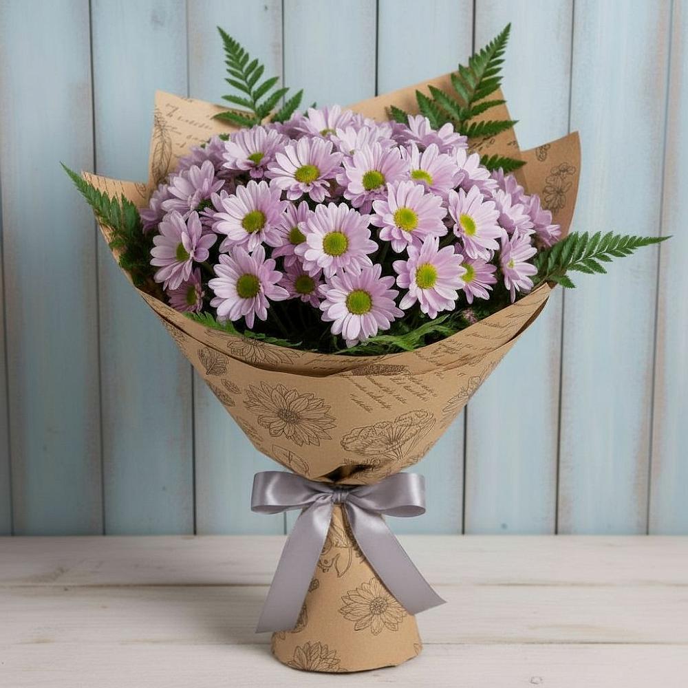 Букет цветов из: Хризантемы в Саратовской