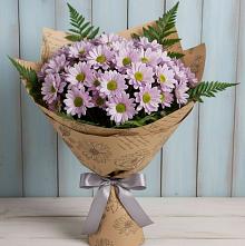 Букет цветов из:  Хризантемы в Саратовской