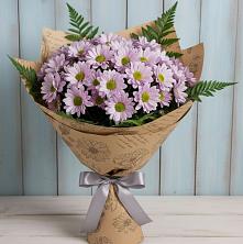 Букет цветов из:  Хризантемы в Саратовской