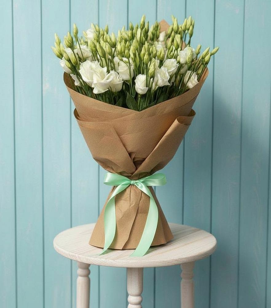 Букет цветов из: Лизиантусы в Саратовской