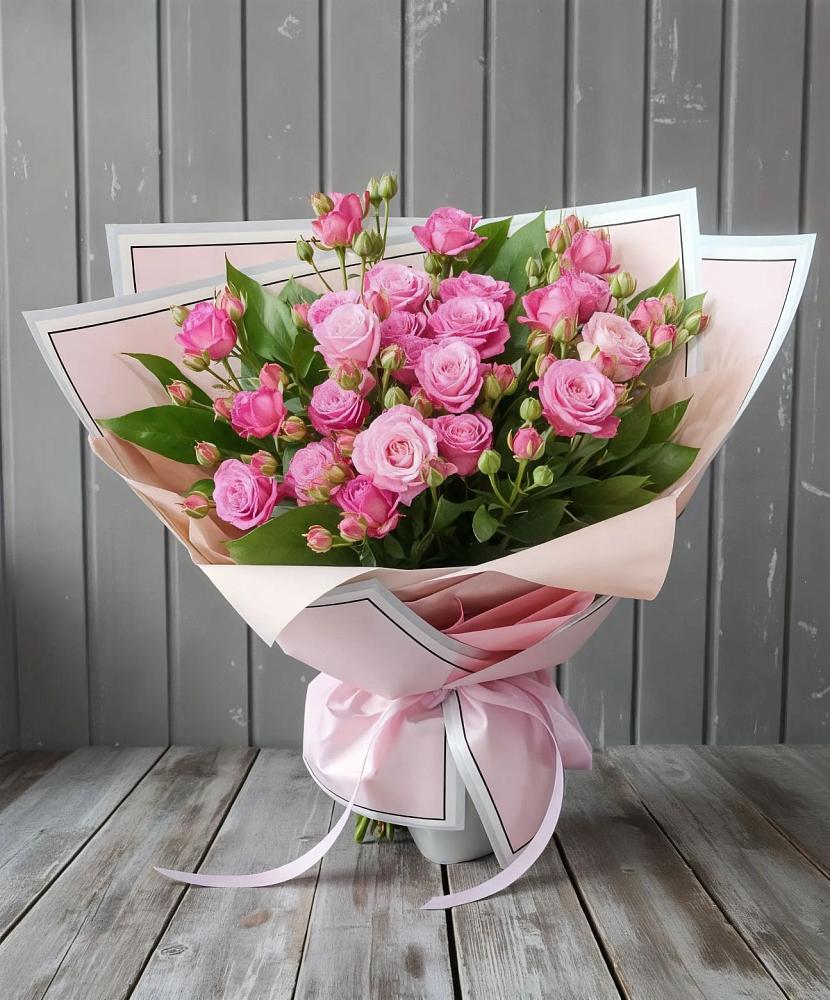 Букет Розовый кустик в Саратовской