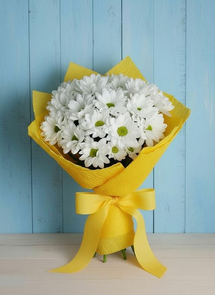 Букет цветов из: Хризантемы в Саратовской