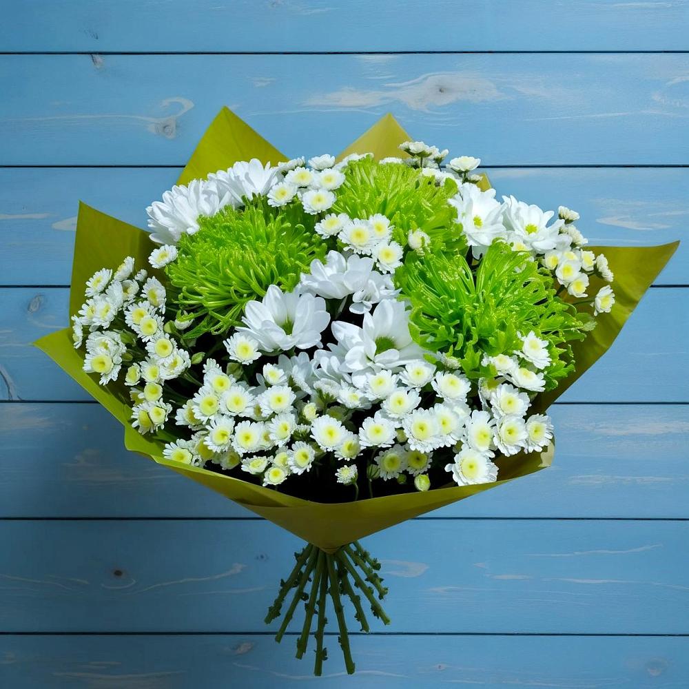 Букет цветов из: Хризантемы в Саратовской