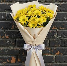 Букет цветов из:  Хризантемы в Саратовской