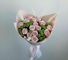 Букет цветов из:  Розы и Хризантемы #REPLACE_PRED# Саратовской