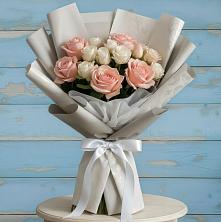 Букет цветов из:  Розы в Саратовской