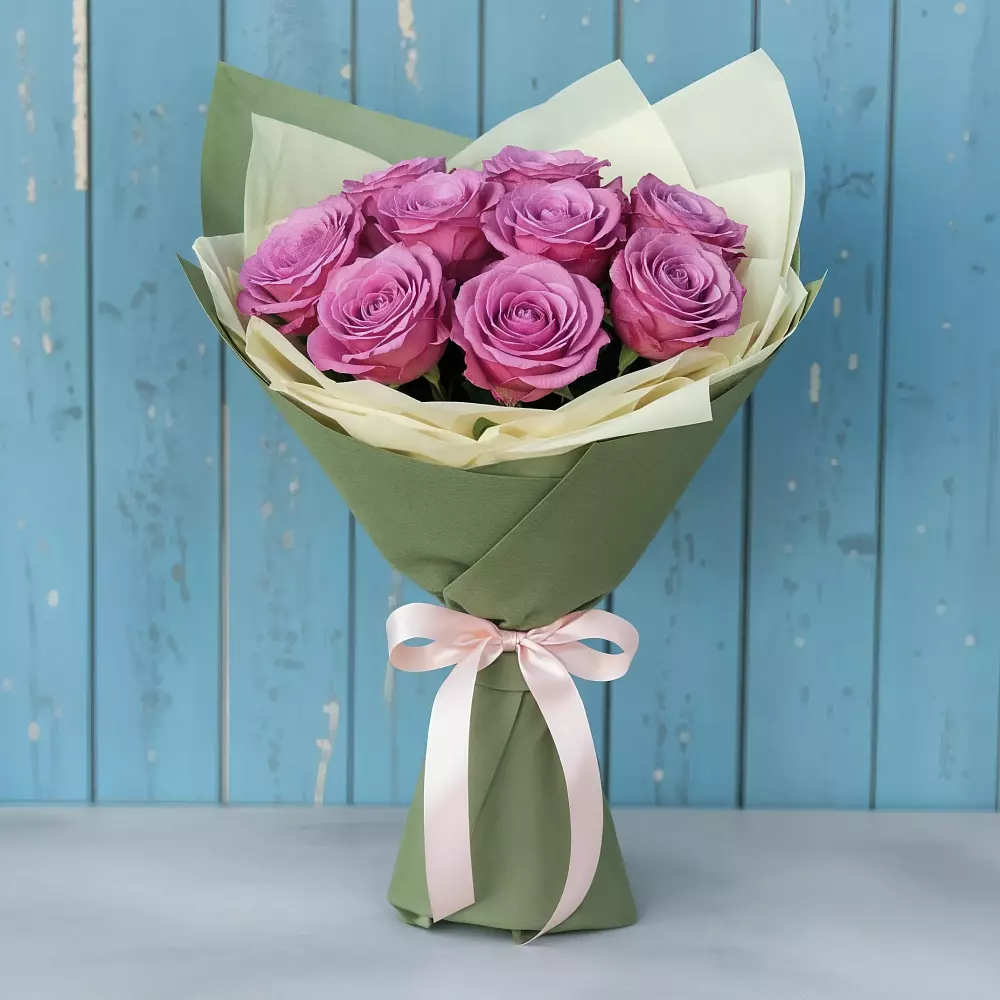 Букет Розы Фёрст Леди в Саратовской