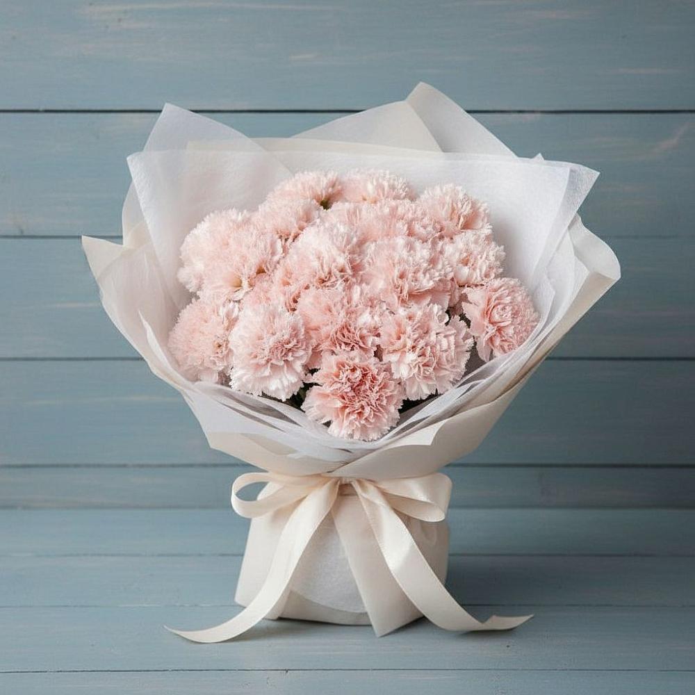 Букет цветов из: Гвоздики в Саратовской