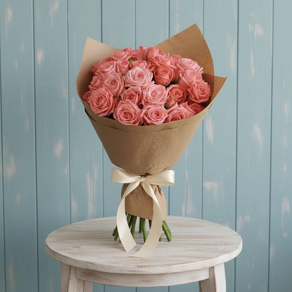 Букет цветов из: Розы в Саратовской