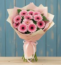 Букет цветов из:  Герберы в Саратовской