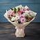 Букет цветов из: Хризантемы, Альстромерии и Розы в Саратовской
